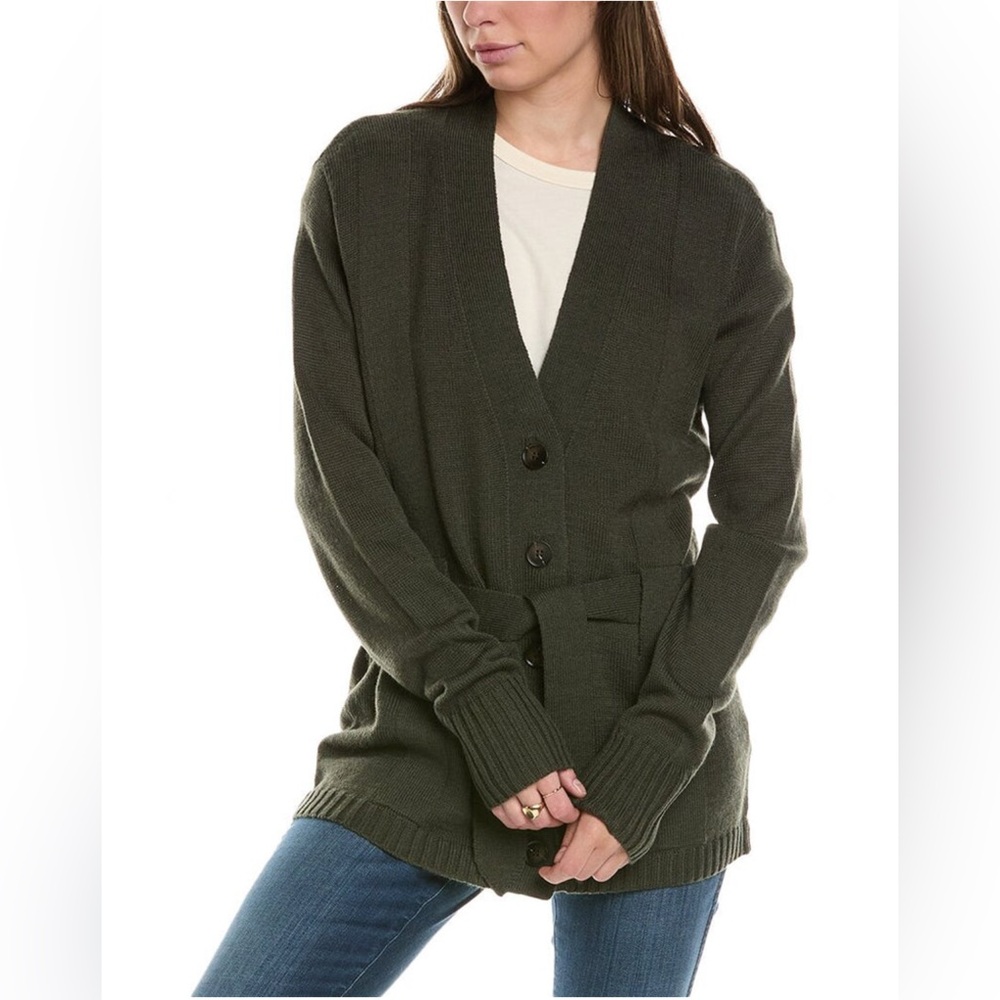 THE GREAT. THE WAYWARD WOOL-BLEND CARDIGAN